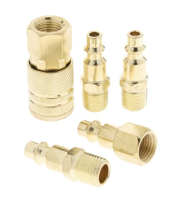 SET ACOPLES PARA MANGUERA DE COMPRESOR 1/4 VM